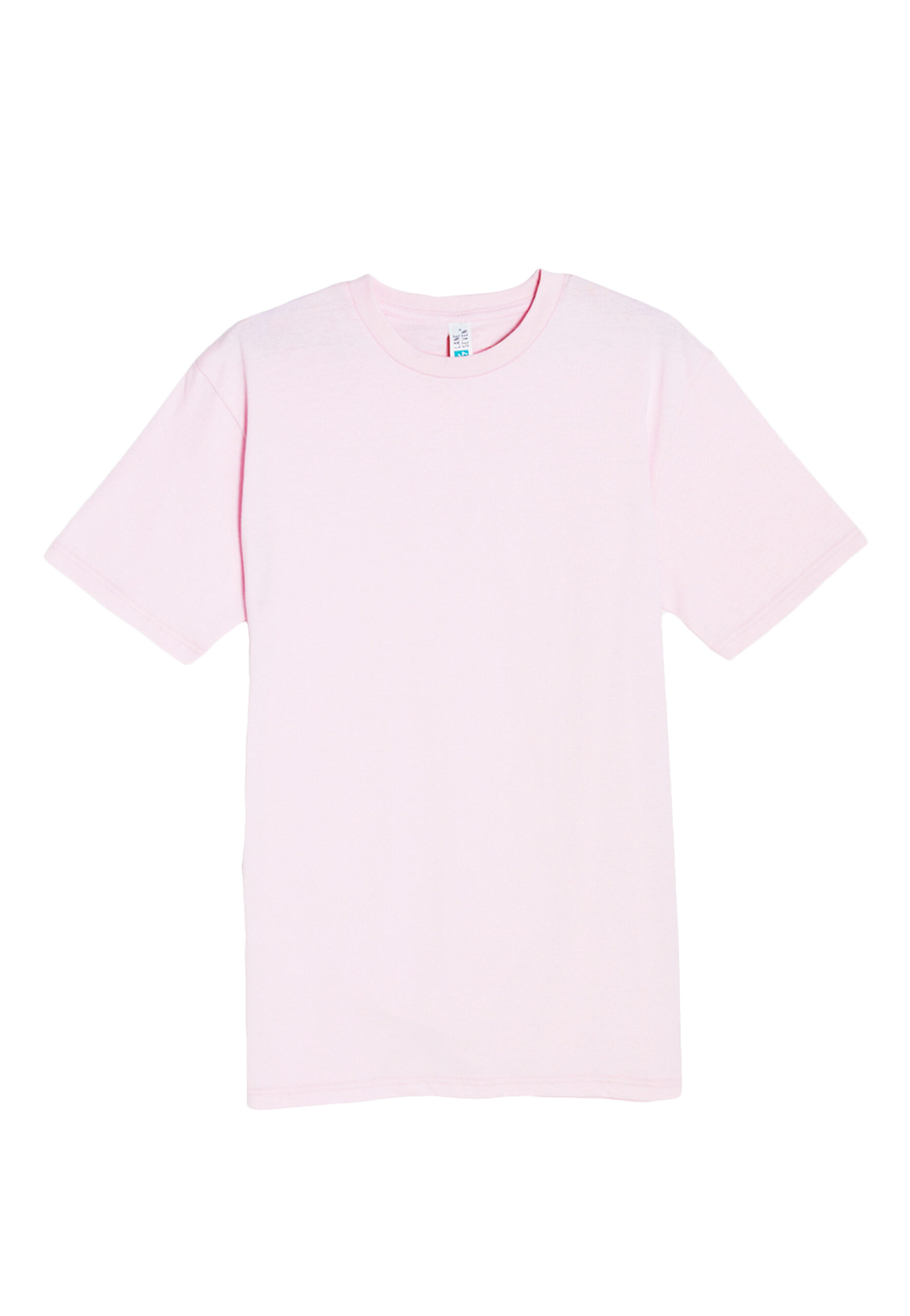 Lane-Seven-LS15001-Flat-Urban-Heavyweight-Tee-Bubble-Gum-Pink-Front-scaled