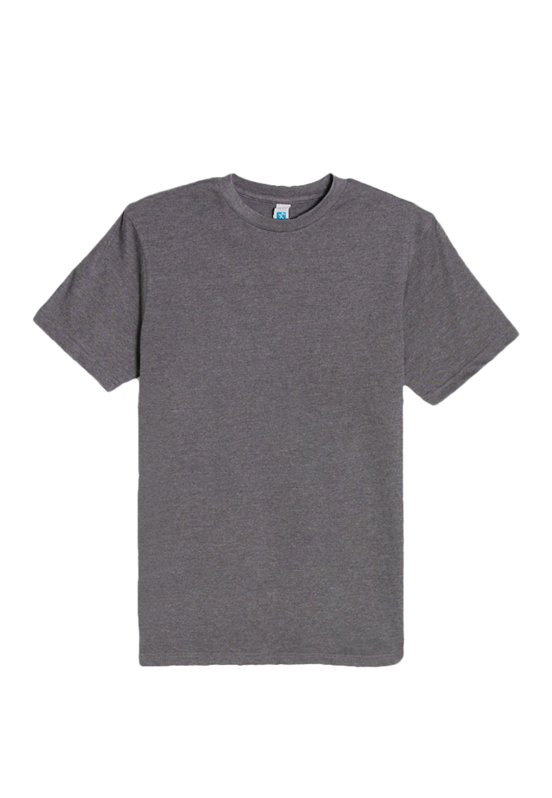 Lane-Seven-LS15001-Flat-Urban-Heavyweight-Tee-Charcoal-Heather-Front-scaled
