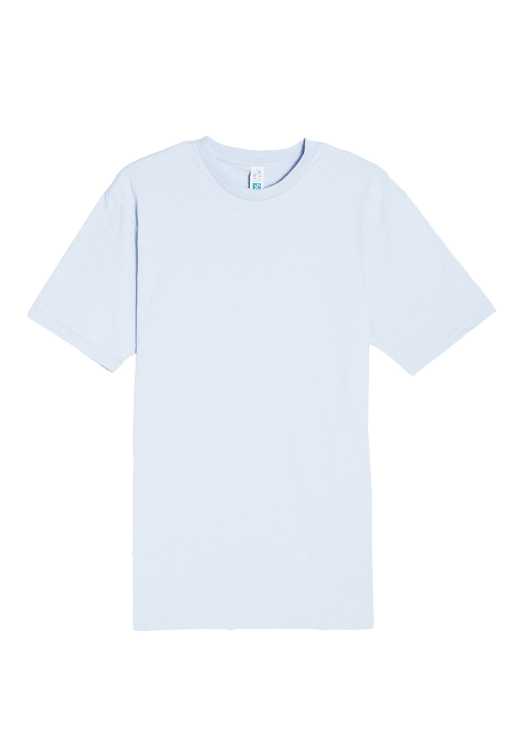 Lane-Seven-LS15001-Flat-Urban-Heavyweight-Tee-Dusty-Blue-Front-scaled
