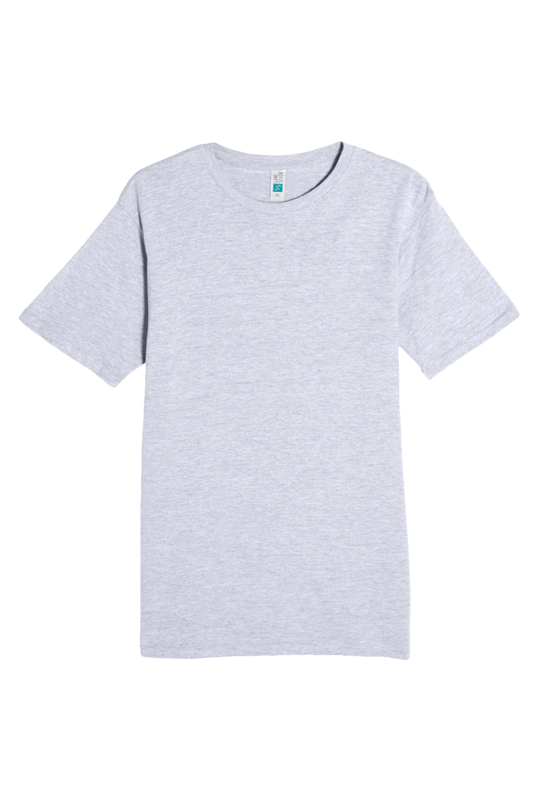 Lane-Seven-LS15001-Flat-Urban-Heavyweight-Tee-Heather-Grey-Front-scaled