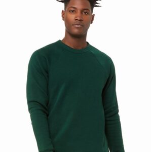 BELLA + CANVAS - Unisex Sponge Fleece Raglan Crewneck Sweatshirt - 3901