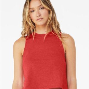 BELLA + CANVAS - Women's Racerback Crop Tank - 6682