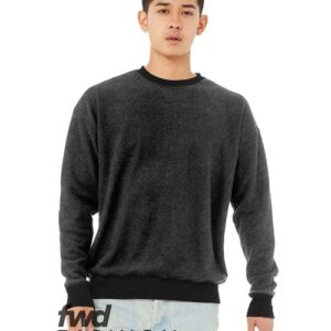 BELLA + CANVAS - Unisex FWD Fashion Sueded Drop Shoulder Crewneck Sweatshirt - 3345